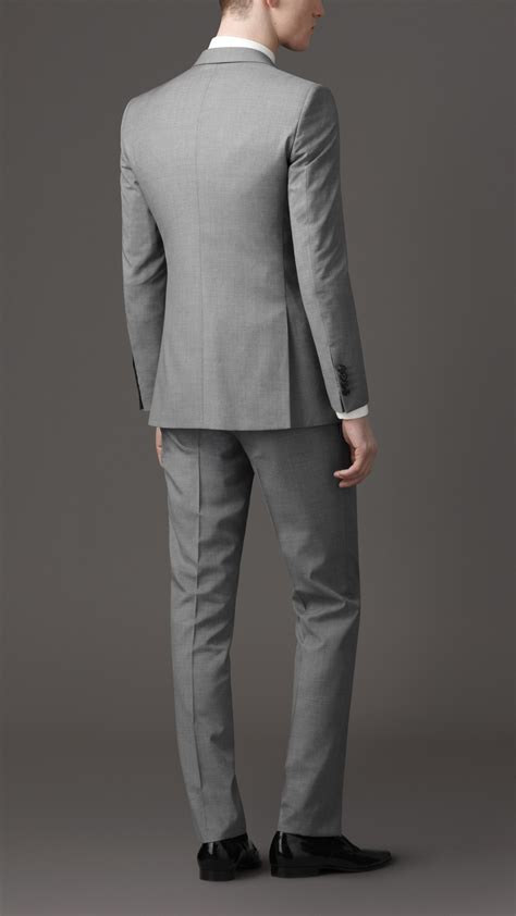 burberry light grey suit|burberry suit on sale.